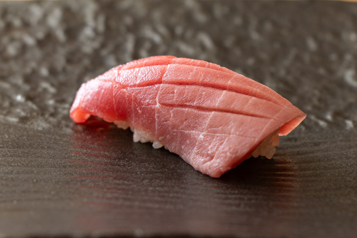 Sushi at Sushi aoba, a hidden sushi restaurant in Kagurazaka